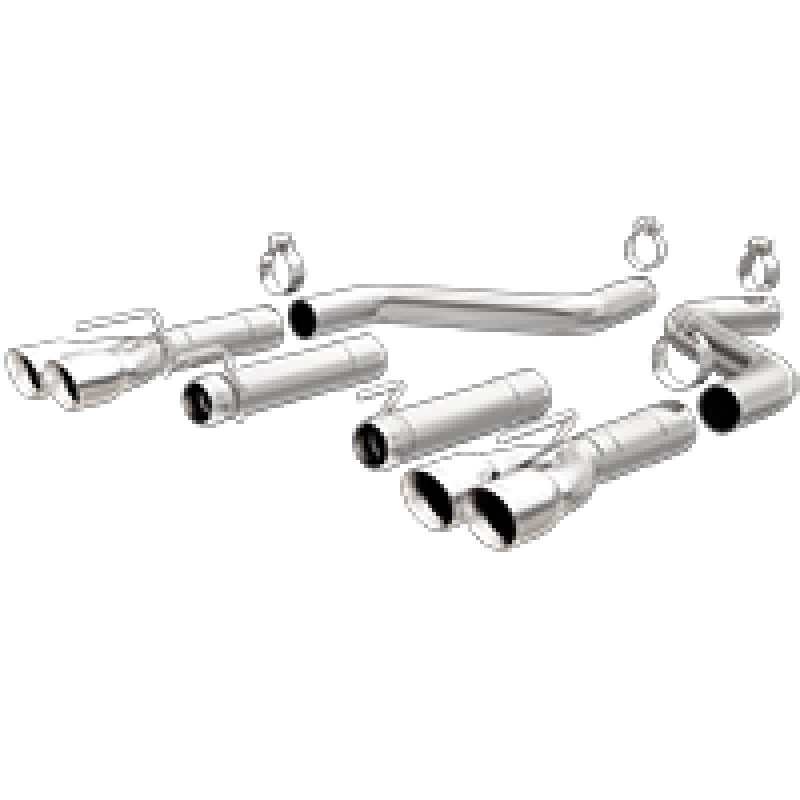 MagnaFlow Axle-Back Stainless Steel Exhaust System - Dodge Challenger 2015 incl SRT Hellcat - OneFastShop
