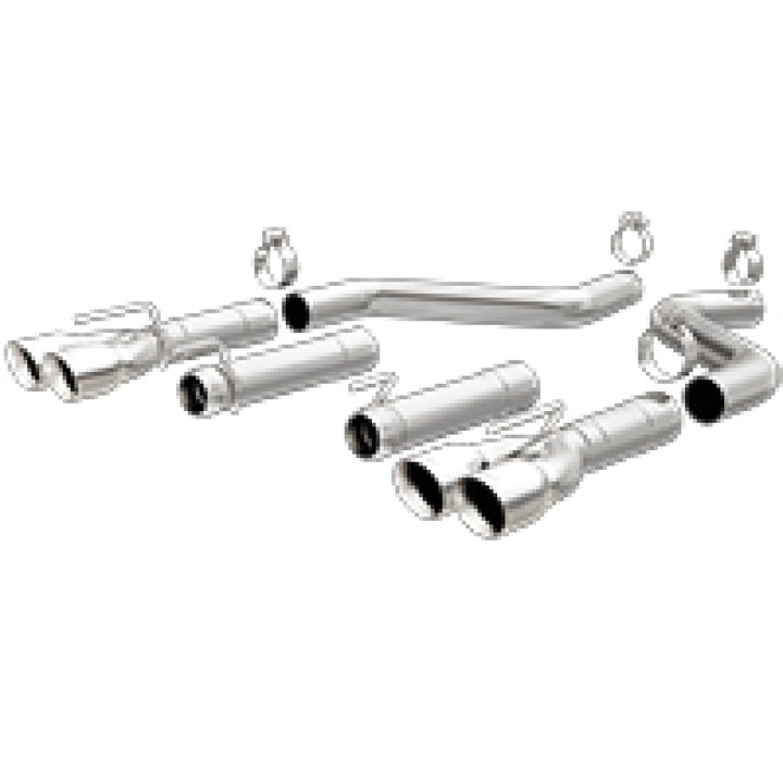 MagnaFlow Axle-Back Stainless Steel Exhaust System - Dodge Challenger 2015 incl SRT Hellcat - OneFastShop