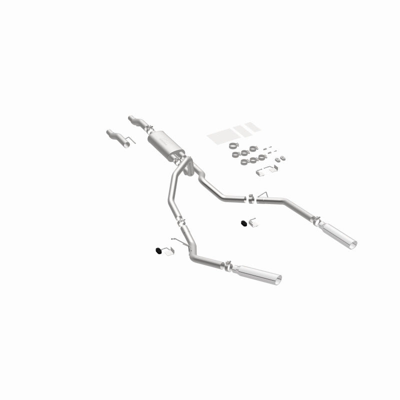 Magnaflow Catback Exhaust System for 2011-2014 Ford F-150 3.7L 5.0L 6.2L Dual Split Rear Exit with 3.5in Stainless Steel Tips - OneFastShop