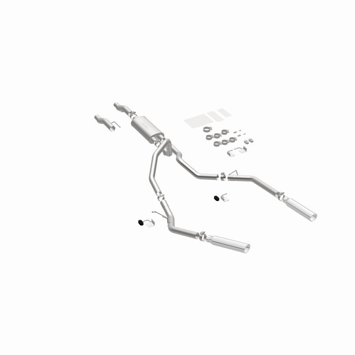 Magnaflow Catback Exhaust System for 2011-2014 Ford F-150 3.7L 5.0L 6.2L Dual Split Rear Exit with 3.5in Stainless Steel Tips - OneFastShop