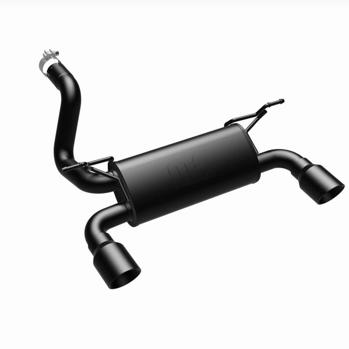 Magnaflow Axle-Back Exhaust for 2018+ Jeep Wrangler 3.6L with Dual Black Tip - OneFastShop
