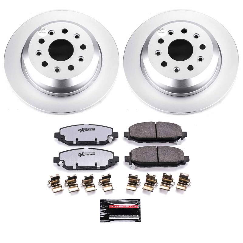 PowerStop Z36 Rear Coated Brake Kit - Jeep Wrangler JL 2018-2025 - 342mm Rotors