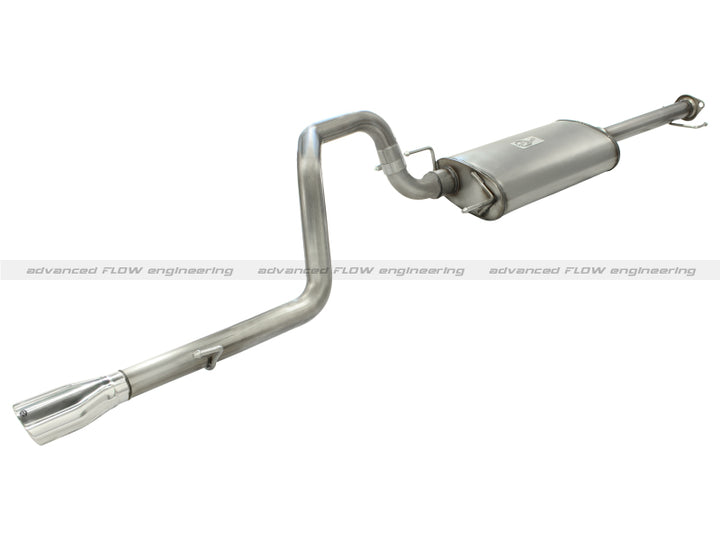 aFe MachFORCE XP Cat-Back Exhaust 4 Inch 409 Stainless Steel Oval Polished Tips 05-09 Lexus GX470 V8 4.7L - OneFastShop