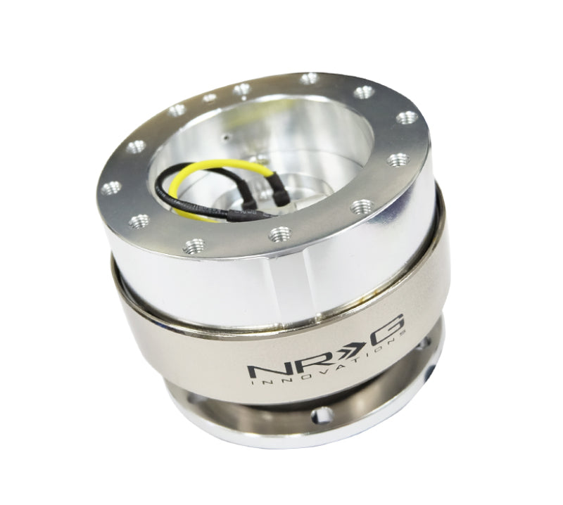 Nrg Quick Release Gen 2.0 Silver Shiny Body Brushed Silver Ring