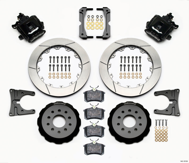 Wilwood Combination Parking Brake Rear Kit 12.88in for 2005-2014 Ford Mustang - OneFastShop