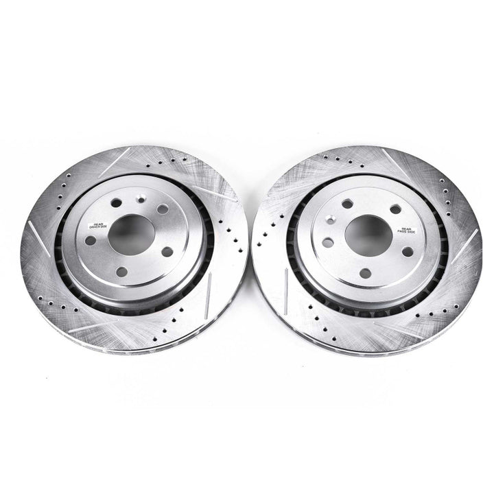 PowerStop Evolution Drilled & Slotted Rear Rotors - Cadillac ATS 16-18 - OneFastShop