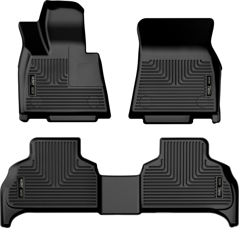 Husky Liners WeatherBeater Front & 2nd Row Floor Liners - BMW X5 (2019-2026) - Black