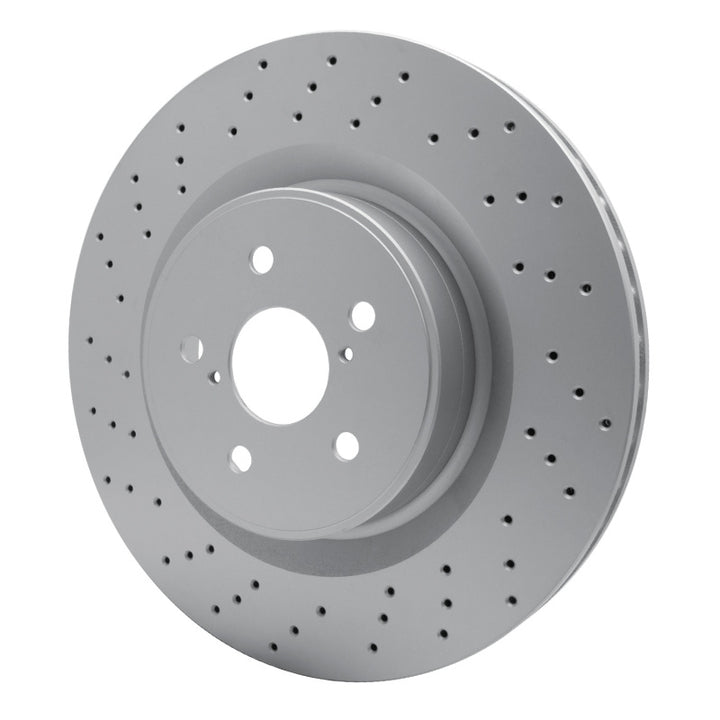 DFC GeoSPEC Coated Drilled Front Brake Rotor - Lexus IS F 2008-2014, image 2