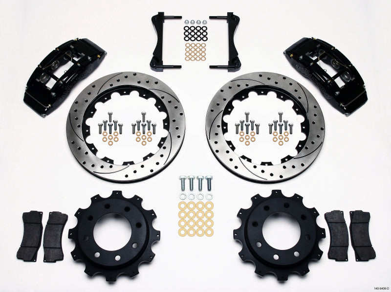 Wilwood TC6R Rear Kit 16.00in Drilled for 1999-2010 GM Truck 2500 HD 4.84 Cntr - OneFastShop