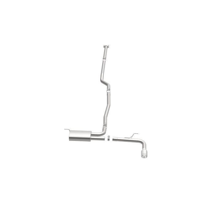 MagnaFlow Street Cat-Back Exhaust for 2015 Ford Fusion 2.5L Polished 4 in. Tip