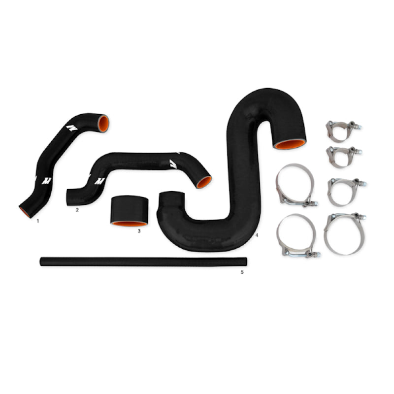 Mishimoto Top-Mount Intercooler Kit - Silver/Black Hoses - Subaru 02-07 WRX/04-07 STi