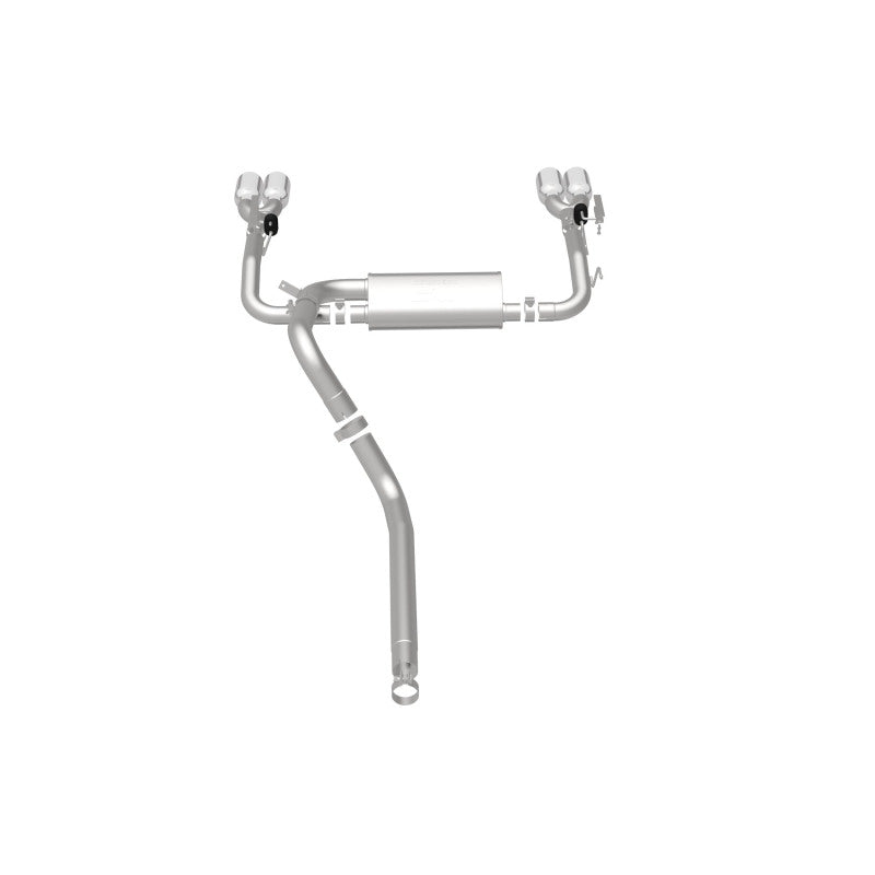 MagnaFlow Street Series Cat-Back Exhaust System with Quad Tips for 98-02 GM F-Body - OneFastShop