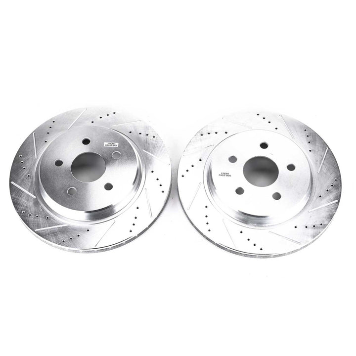 PowerStop Front Drilled & Slotted Rotor Upgrade for Jeep Wrangler - OneFastShop