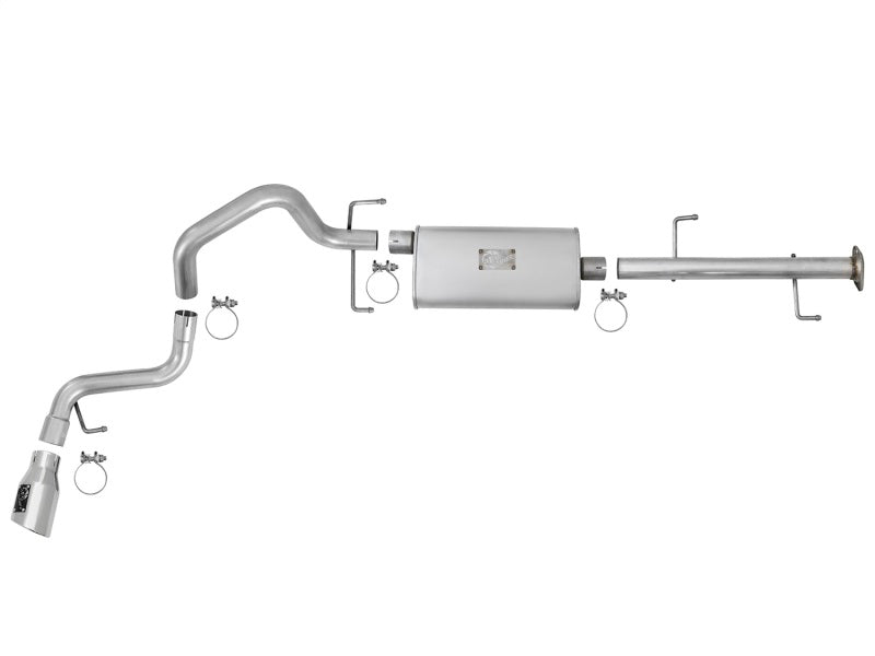 aFe Scorpion 2-1/2in Alum Steel Cat-Back Exhaust with Polished Tips for 2007-2017 Toyota FJ Cruiser V6 4.0L