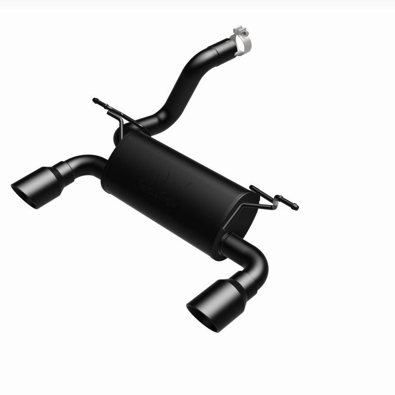 Magnaflow Axle-Back Exhaust for 2018+ Jeep Wrangler 3.6L with Dual Black Tip - OneFastShop