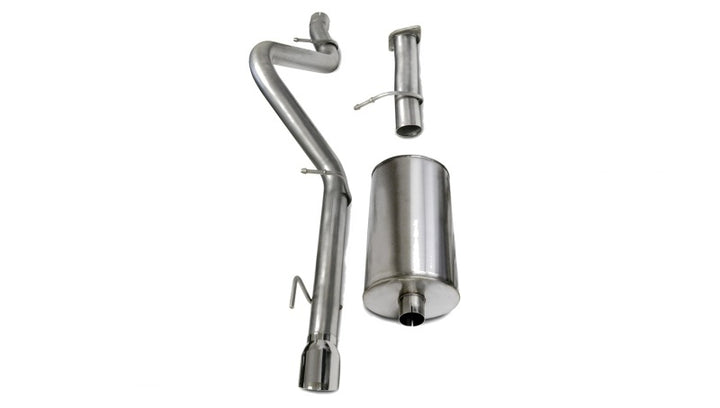 Corsa Performance Polished Sport Cat-Back Exhaust for Chevrolet Trailblazer SS 6.0L V8 (2006-2008)