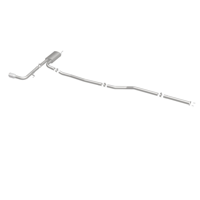 MagnaFlow Street Cat-Back Exhaust for 2015 Ford Fusion 2.5L Polished 4 in. Tip