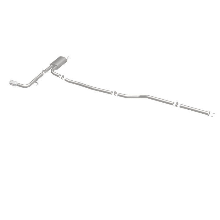 MagnaFlow Street Cat-Back Exhaust for 2015 Ford Fusion 2.5L Polished 4 in. Tip