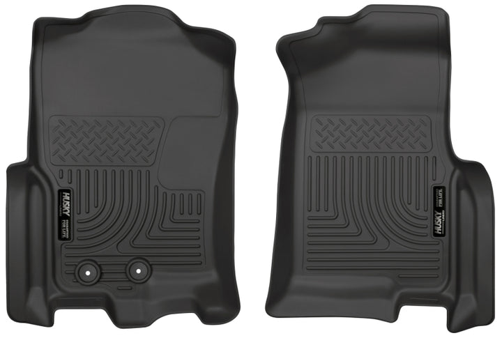 Husky Liners WeatherBeater Front Black Floor Liners for 2015 Ford Expedition and Lincoln Navigator