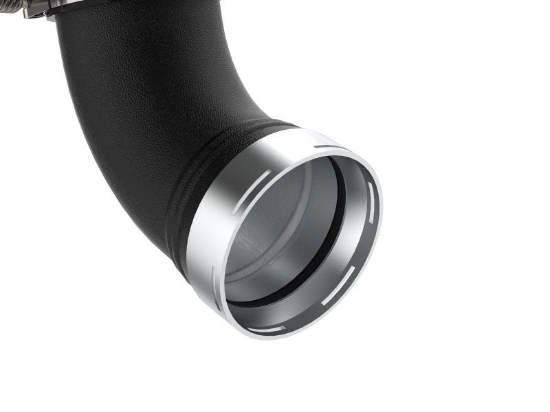 aFe Charge Pipe BladeRunner Aluminum Black 06-10 GM 6.6L - OneFastShop