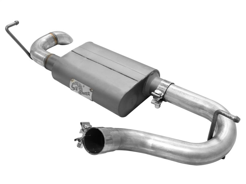 aFe Scorpion Exhaust System Axle Back Aluminized Hi-Tuck for Jeep Wrangler JK V6 3.6/3.8L