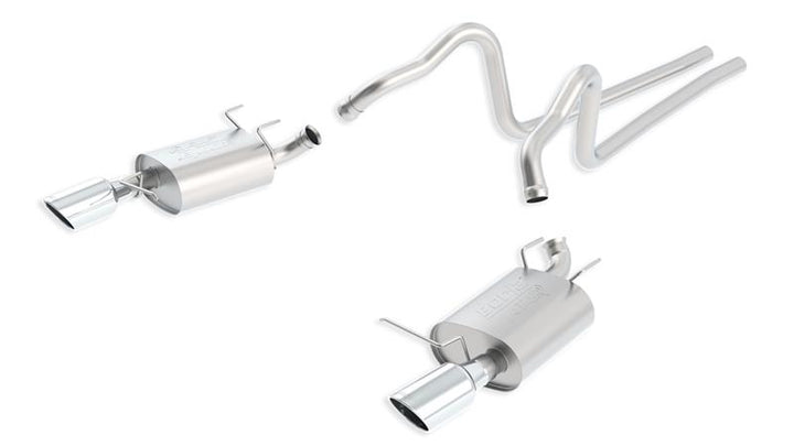 Borla ATAK SS Cat-Back Exhaust for 2011–2012 Ford Mustang 3.7L AT/MT RWD 2dr - OneFastShop