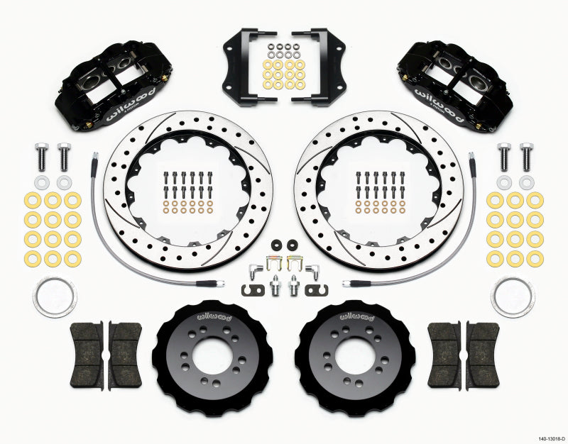 Wilwood Superlite 6R Front Hat Kit 12.88Inch Drilled 2013-Up Ford Focus ST