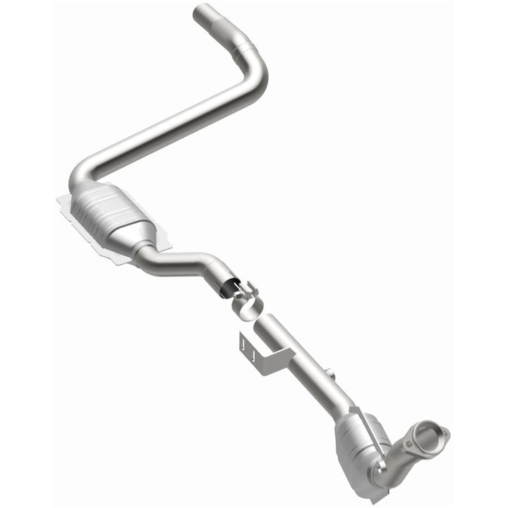 Magnaflow Direct Fit Catalytic Converter OEM Grade Stainless Steel Mandrel Bent 2003 Mercedes ML350 37L Underbody - OneFastShop