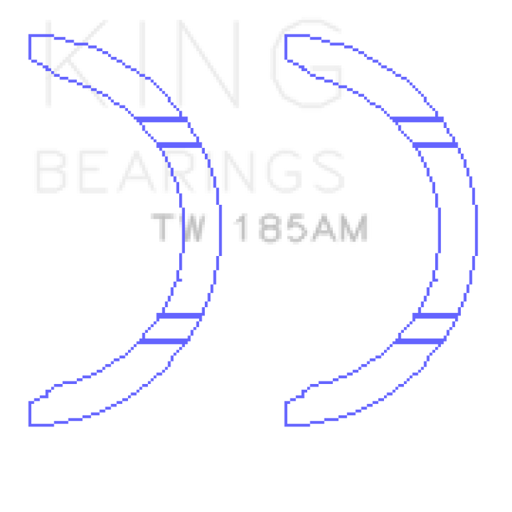 King Engine Bearings Toyota 1ZZ-FE Thrust Washer Set - OneFastShop