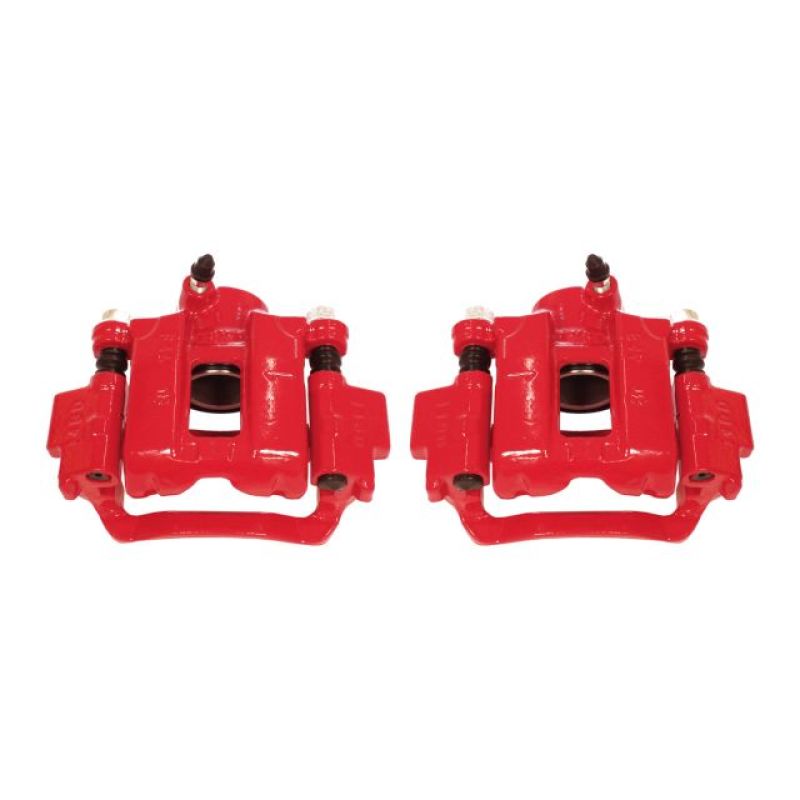 PowerStop Rear Red Calipers w/Brackets Pair for Lexus GX460 2010-2018