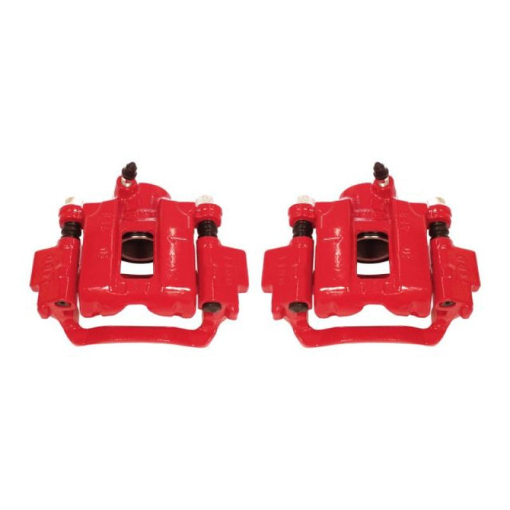 PowerStop Rear Red Calipers w/Brackets Pair for Lexus GX460 2010-2018