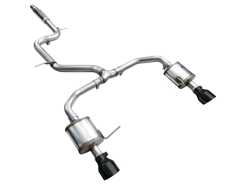 AWE Tuning Touring Edition Cat-Back Exhaust - VW Jetta GLI Mk7.5 (2022-2025), Diamond Black Tips, image 13