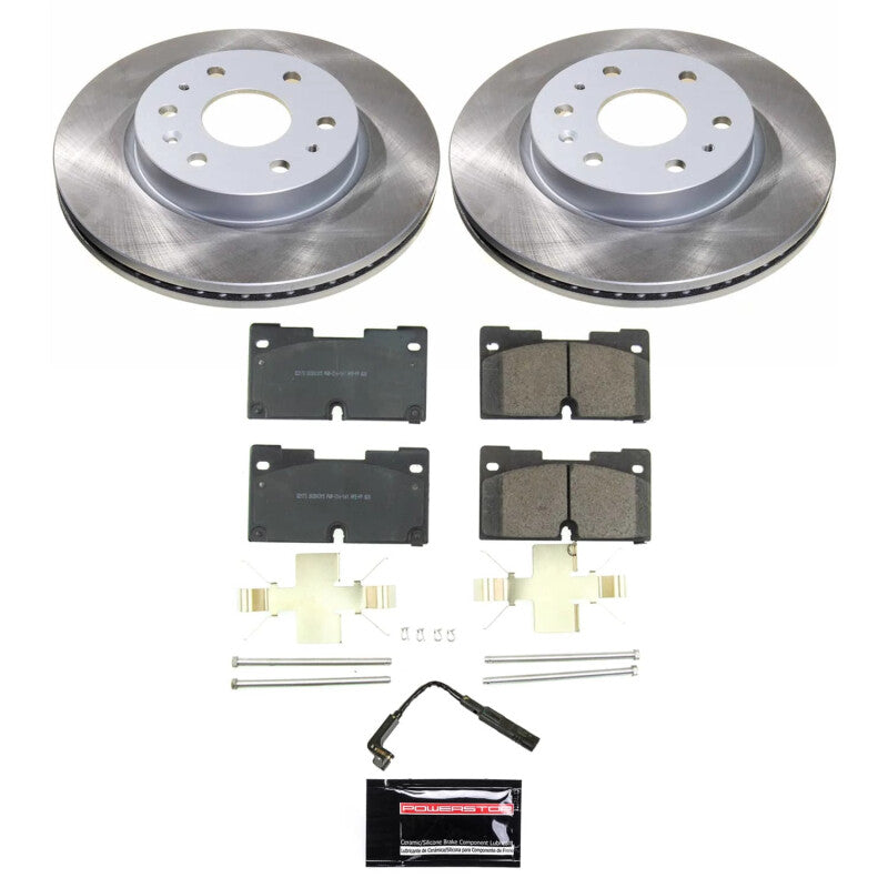 PowerStop Z17 Evolution Front Semi-Coated Brake Kit - Chevrolet Silverado 1500 / GMC Sierra 1500 / Chevrolet Tahoe 2019-2024