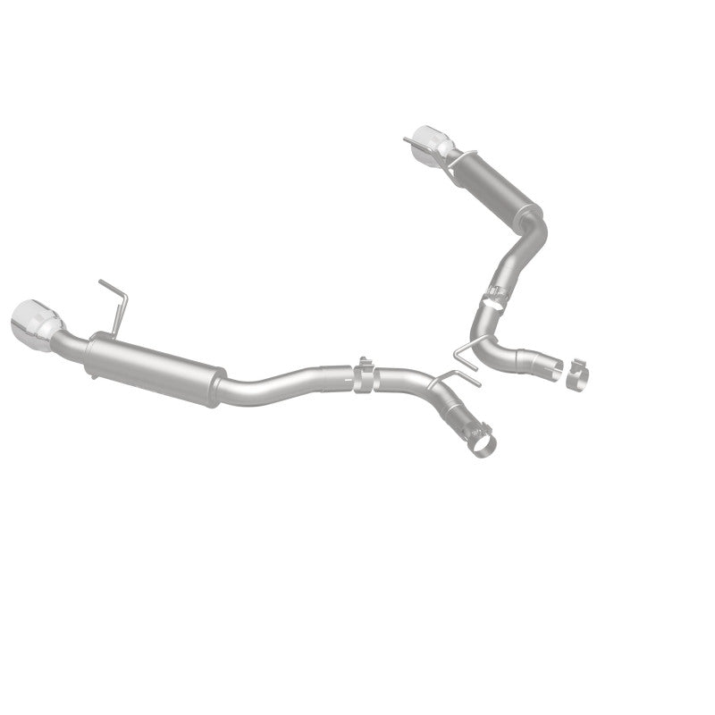 Magnaflow Axle Back Exhaust System SS 2.5in Competition Dual Split Polish 4.5in Tip 2015-2023 Ford Mustang EcoBoost - OneFastShop