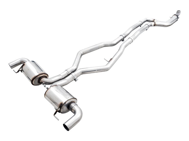 AWE Touring Edition Non-Resonated Cat-Back Exhaust - BMW M340i, M340i xDrive 2020-2026 - OE Tips