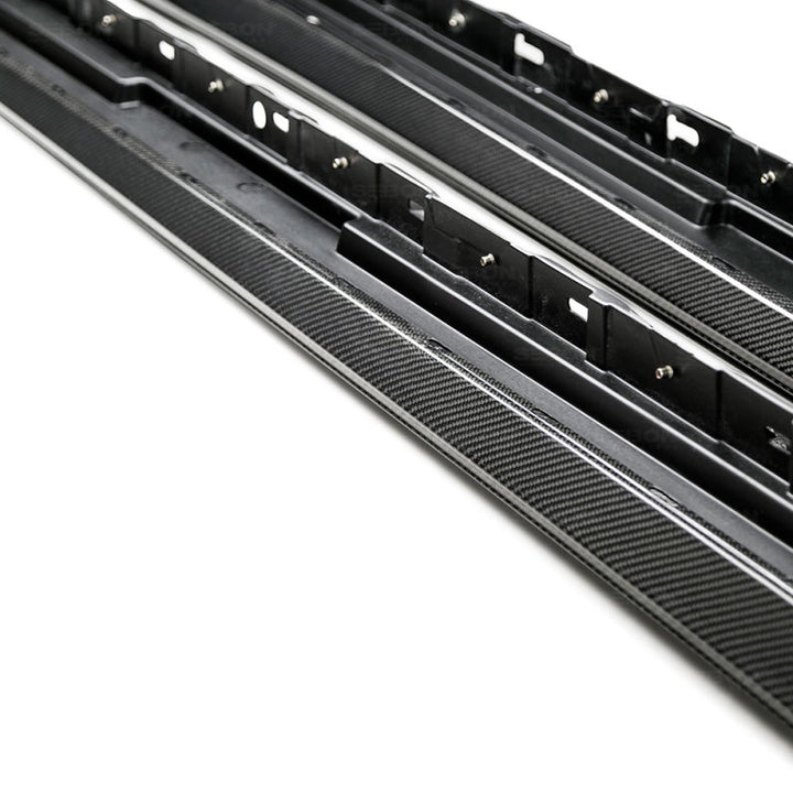 Seibon Carbon Fiber Side Skirts for 2017 Honda Civic Type R OEM - OneFastShop