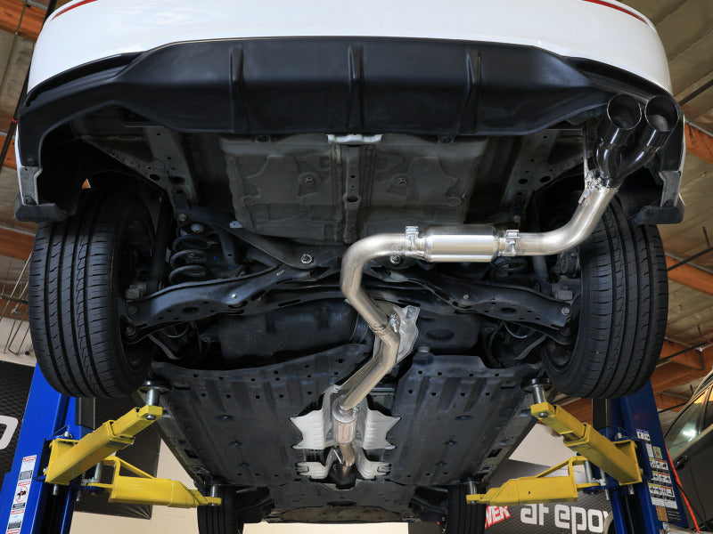 aFe POWER Takeda 2.5 in. 304 SS Cat-Back Exhaust for 2022–2025 Honda Civic L4-2.0L with Black Tips