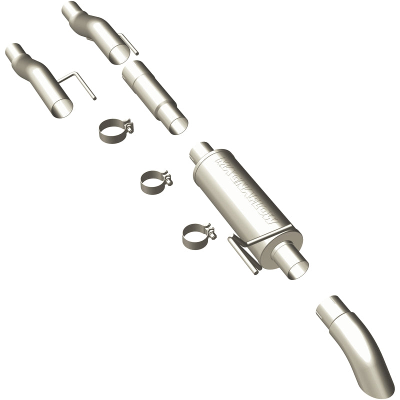 MagnaFlow Stainless Steel Catback Exhaust with 3in Turn Down Tip for 11 Ford F-150 3.7L/5.0L/6.2L - OneFastShop
