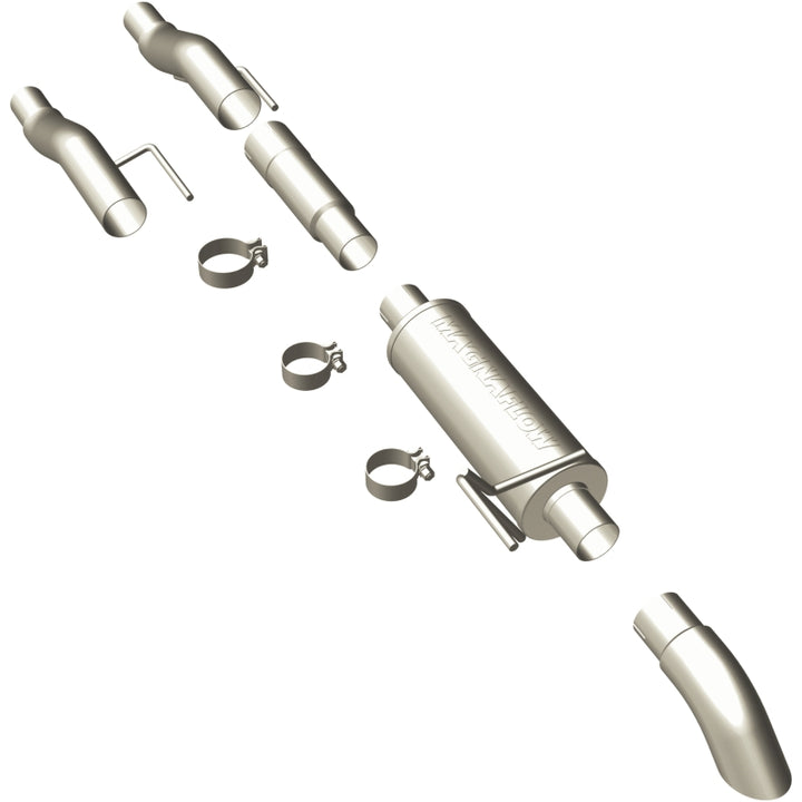 MagnaFlow Stainless Steel Catback Exhaust with 3in Turn Down Tip for 11 Ford F-150 3.7L/5.0L/6.2L - OneFastShop