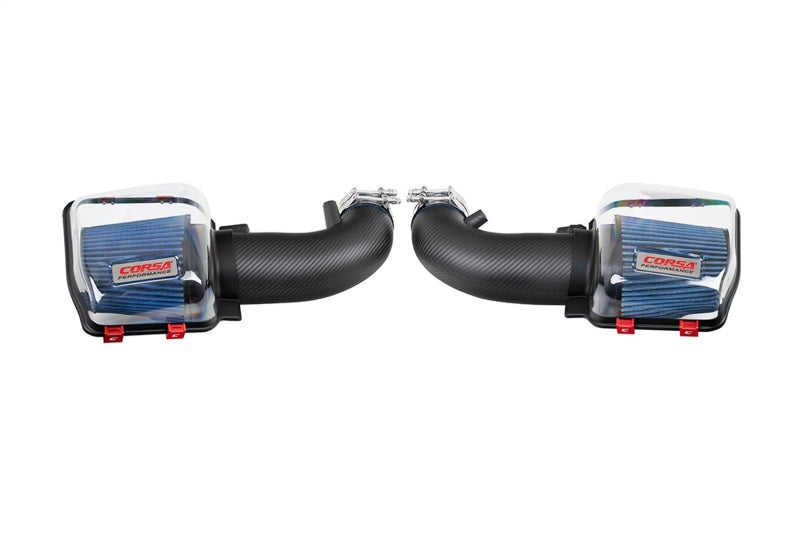 Corsa Carbon Fiber Cold Air Intake - Ford Mustang GT (S650) 2024-2026 - Matte - MaxFlow Oiled