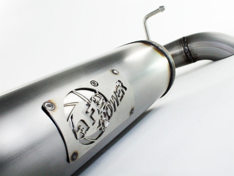AFe MACHForce XP 2.5in Axle-Back Exhaust for 07-17 Jeep Wrangler V6-3.6/3.8L
