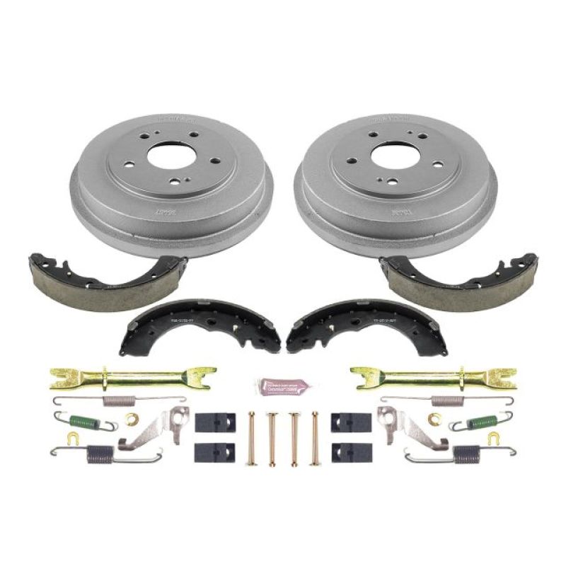 Power Stop Autospecialty Rear Drum & Shoe Kit - Honda Accord / Civic / CR-V