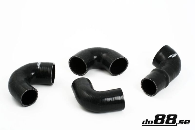 do88 Silicone Pressure Hose Kit - Saab 9000 Turbo 1991-1998 - Black