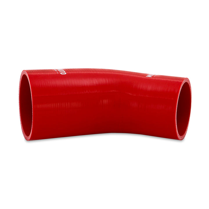 Mishimoto Silicone Reducer Coupler 45Deg 2.75In To 3In Red - OneFastShop