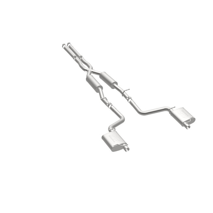 Magnaflow Cat-Back SS 2.5in Dual Split Rear Exit OEM Tips for 15-16 Dodge Charger Chrysler 300 5.7L V8 - OneFastShop