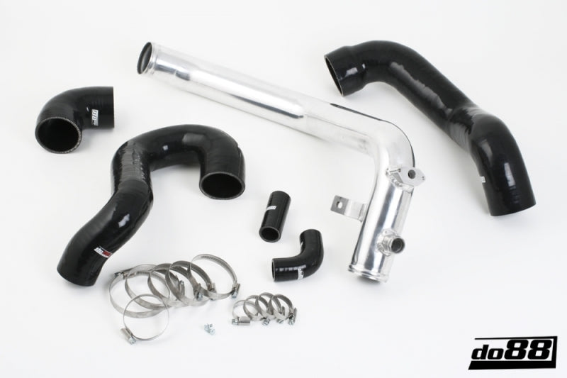 do88 Automatic Transmission Charge Pipe Kit - Saab 9-5 2001-2010 - Black Hoses