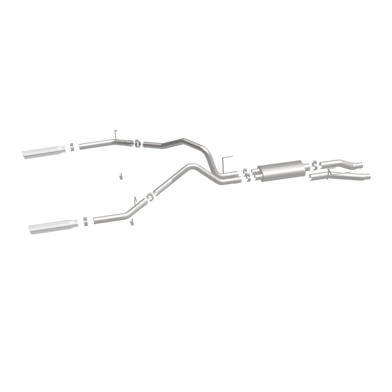 Magnaflow Exhaust System with Dual Split Rear Exit - 09 Ford F-150 EC-CC/SB