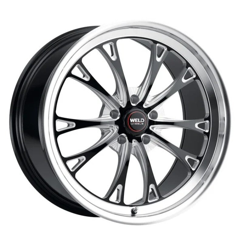 Weld S908 17x10 Belmont Drag Beadlock 5x112 Et40 Bs7.1 Gloss Black Mil Dia 78.1