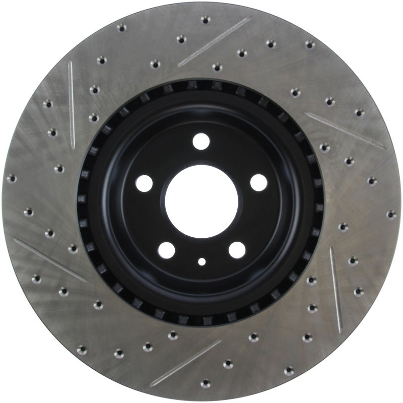 Stoptech Slotted & Drilled Sport Brake Rotor for Audi A5 A6 A7 Q5 Q7 S4 S5 Macan - OneFastShop
