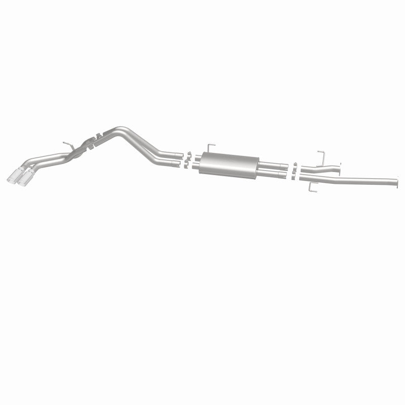 MagnaFlow Exhaust System for 14 Toyota Tundra V8 Stainless Steel Dual Rear Exit - OneFastShop